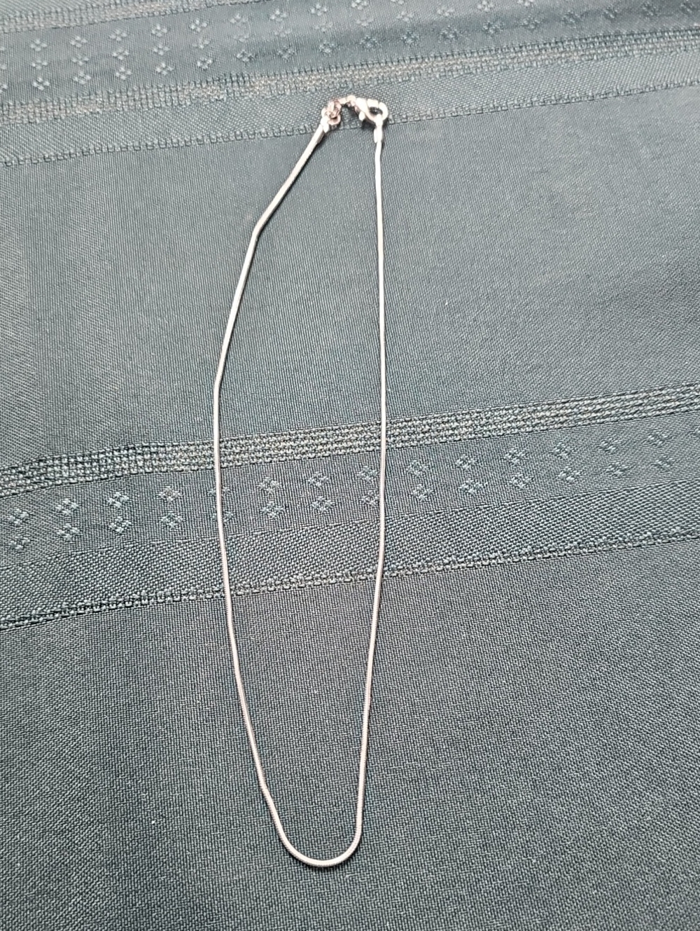 Sterling Silver Thin Snake Chain Necklace 16"